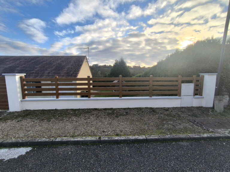 Clôtures imitation bois ATC Fermetures