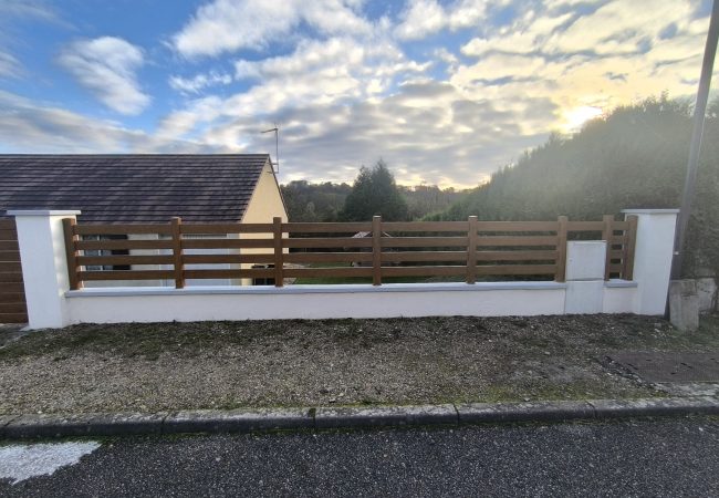 Clôtures imitation bois ATC Fermetures